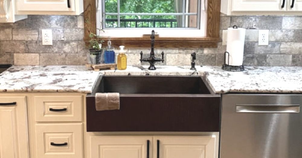 SoLuna Copper Farmhouse Sink